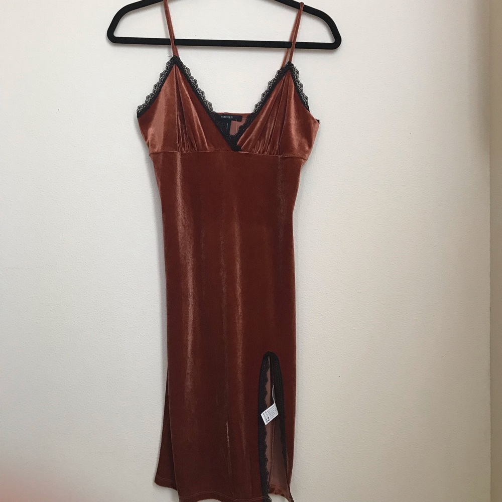 New Velvet slip dress women’s size S